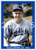 Tommy Tatum - 1941 Brooklyn Dodgers - choose a size & style