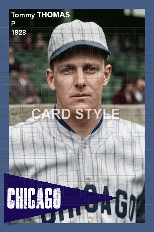 Tommy Thomas - 1928 Chicago White Sox- choose a size & style