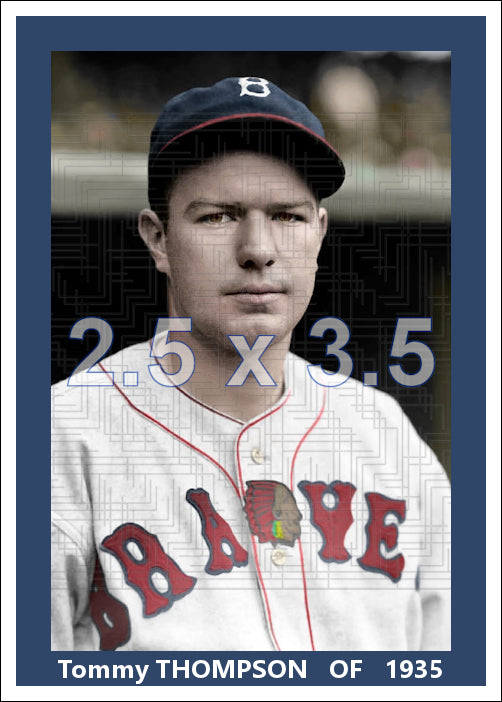 Tommy Thompson - 1935 Boston Braves - choose a size & style