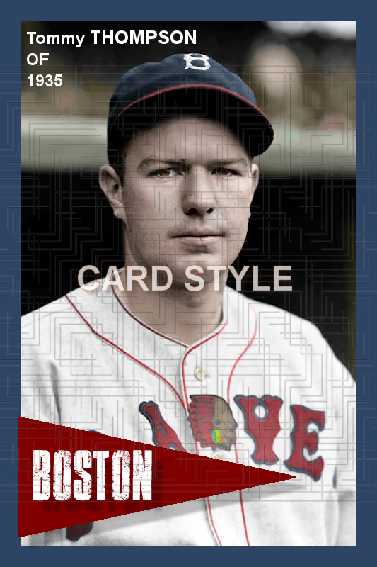 Tommy Thompson - 1935 Boston Braves - choose a size & style