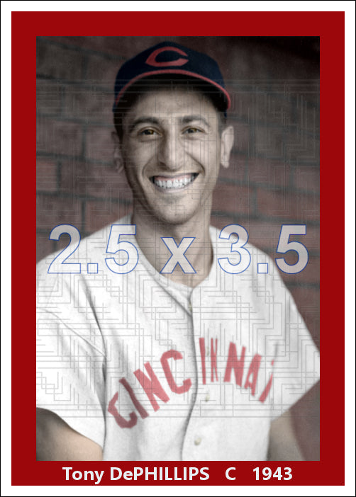 Tony DePhillips - 1943 Cincinnati Reds - choose a size & style