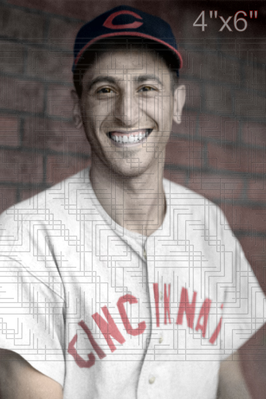 Tony DePhillips - 1943 Cincinnati Reds - choose a size & style