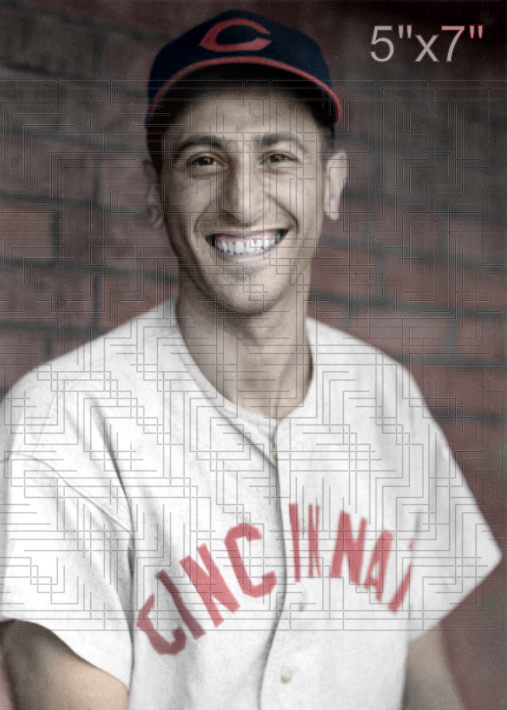 Tony DePhillips - 1943 Cincinnati Reds - choose a size & style
