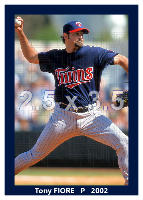 Tony Fiore - 2002 Minnesota Twins - pose A - choose a size & style