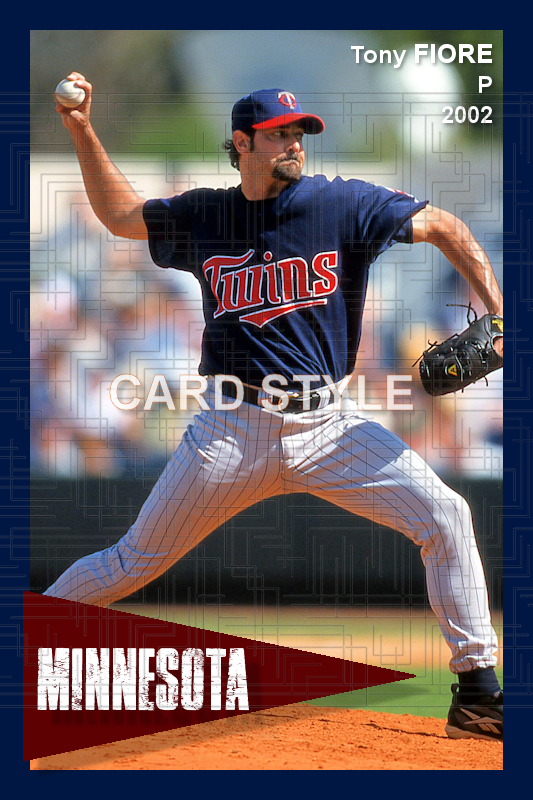 Tony Fiore - 2002 Minnesota Twins - pose A - choose a size & style