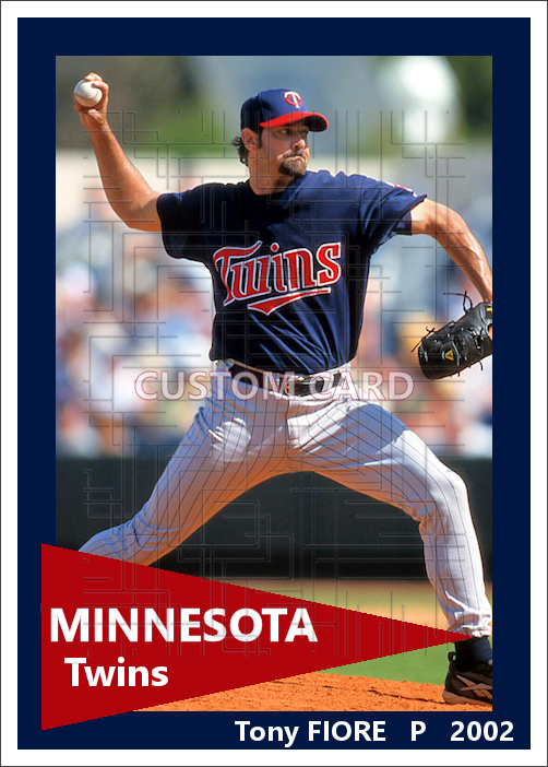 Tony Fiore - 2002 Minnesota Twins - pose A - choose a size & style