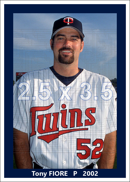 Tony Fiore - 2002 Minnesota Twins - pose B - choose a size & style