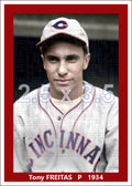 Tony Freitas - 1934 Cincinnati Reds - choose a size & style