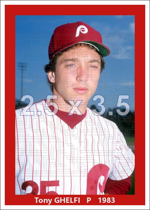Tony Ghelfi - 1983 Philadelphia Phillies - choose a size & style