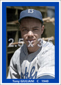 Tony Giuliani - 1940 Brooklyn Dodgers - choose a size & style