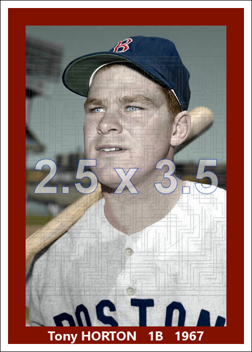 Tony Horton - 1967 Boston Red Sox - choose a size & style
