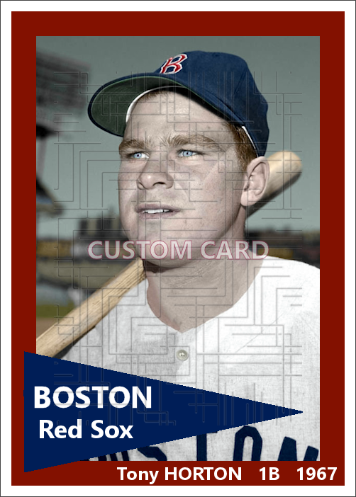 Tony Horton - 1967 Boston Red Sox - choose a size & style