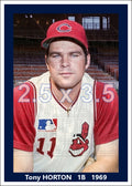 Tony Horton - 1969 Cleveland Indians - choose a size & style