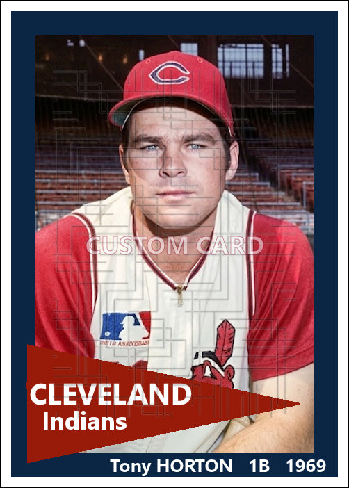 Tony Horton - 1969 Cleveland Indians - choose a size & style