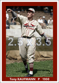 Tony Kaufmann - 1930 St. Louis Cardinals - choose a size & style