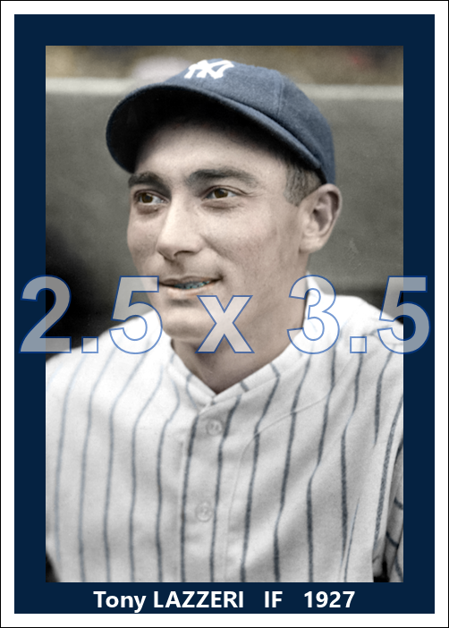 Tony Lazzeri - 1927 New York Yankees - choose a size & style