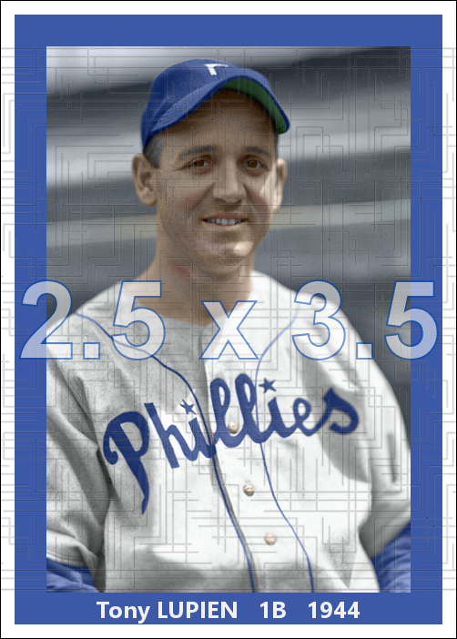 Tony Lupien - 1944 Philadelphia Phillies - choose a size & style