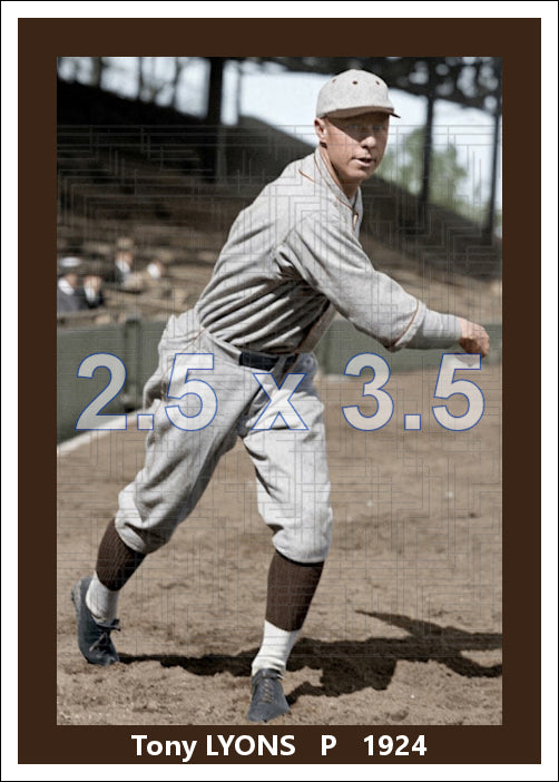 Tony Lyons - 1924 St. Louis Browns - choose a size & style