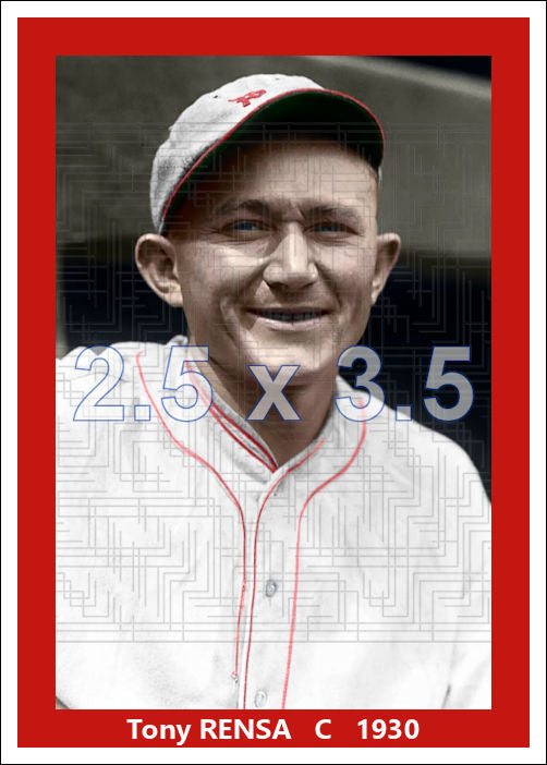 Tony Rensa - 1930 Philadelphia Phillies - choose a size & style