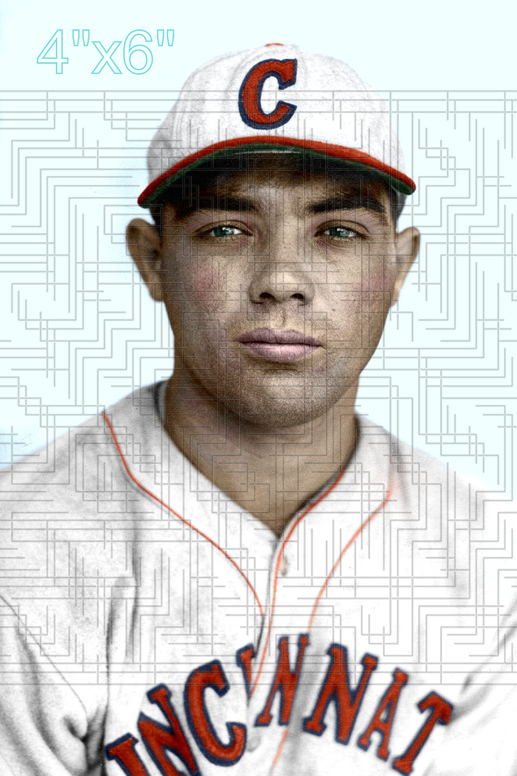 Tony Robello - 1933 Cincinnati Reds - choose a size & style