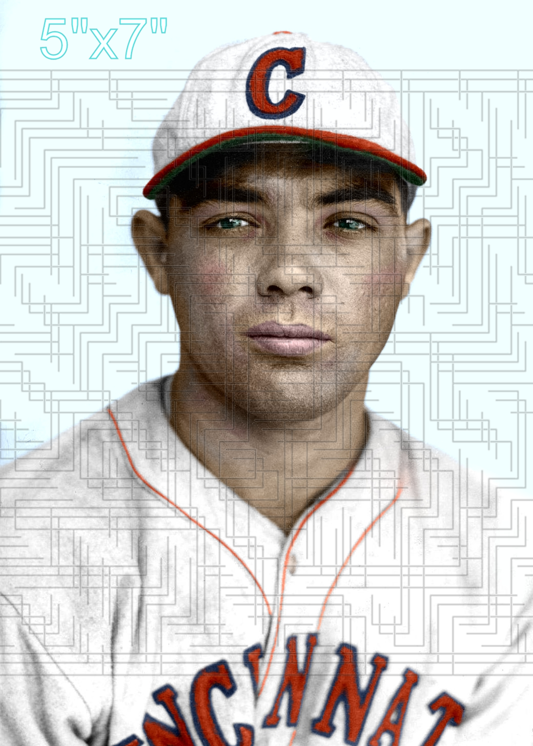 Tony Robello - 1933 Cincinnati Reds - choose a size & style