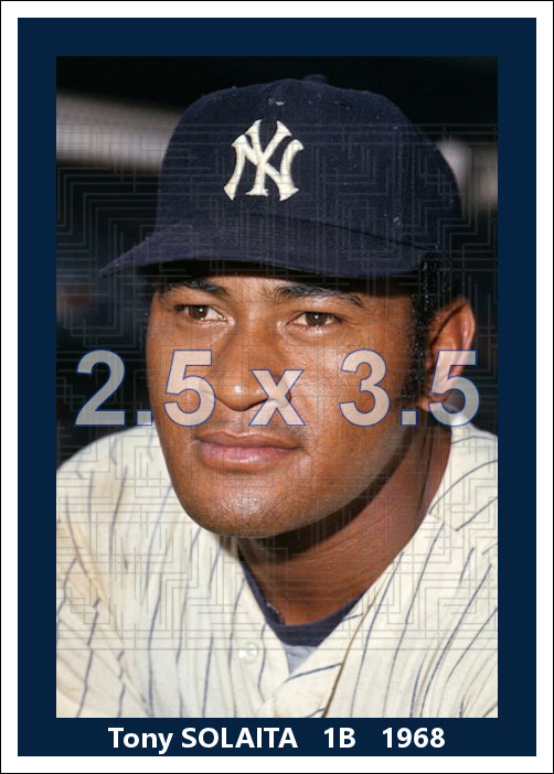 Tony Solaita - 1968 New York Yankees - choose a size & style