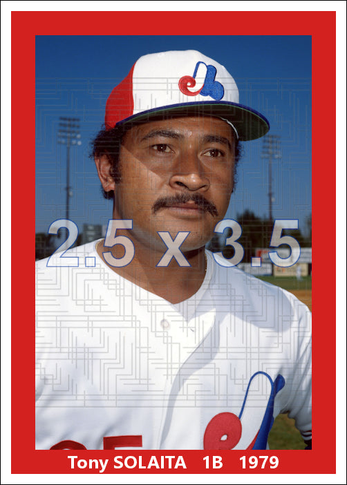 Tony Solaita - 1979 Montreal Expos - choose a size & style
