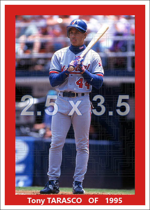 Tony Tarasco - 1995 Montreal Expos - choose a size & style