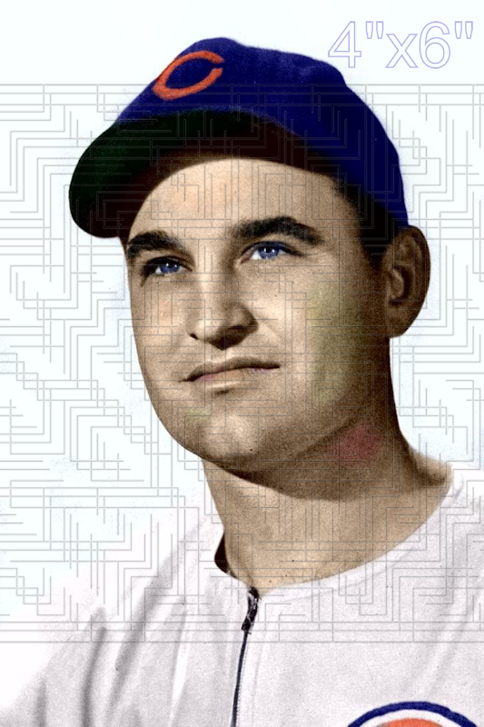 Tony York - 1944 Chicago Cubs - choose a size & style