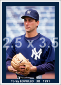 Torey Lovullo - 1991 New York Yankees - choose a size & style