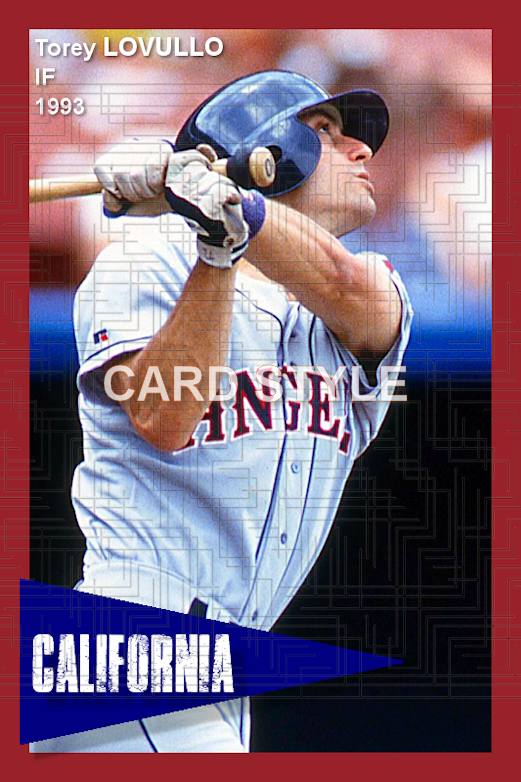 Torey Lovullo - 1993 California Angels - choose a size & style