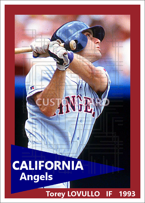 Torey Lovullo - 1993 California Angels - choose a size & style