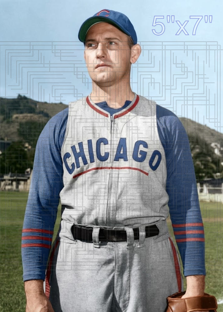 Tot Pressnell - 1941 Chicago Cubs - choose a size & style