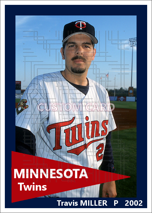 Travis Miller - 2002 Minnesota Twins - choose a size & style