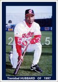 Trenidad Hubbard - 1997 Cleveland Indians - choose a size & style