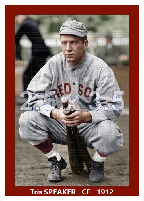 Tris Speaker - 1912 Boston Red Sox - choose a size & style