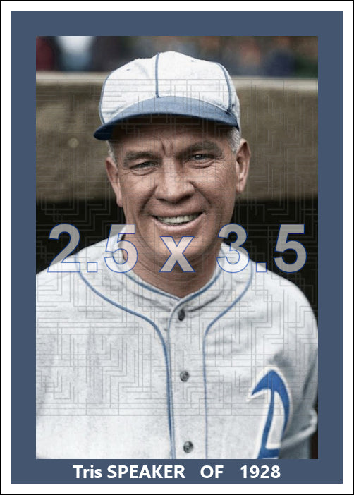 Tris Speaker - 1928 Philadelphia Athletics - choose a size & style