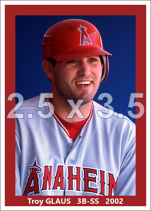 Troy Glaus - 2002 Anaheim Angels - choose a size & style