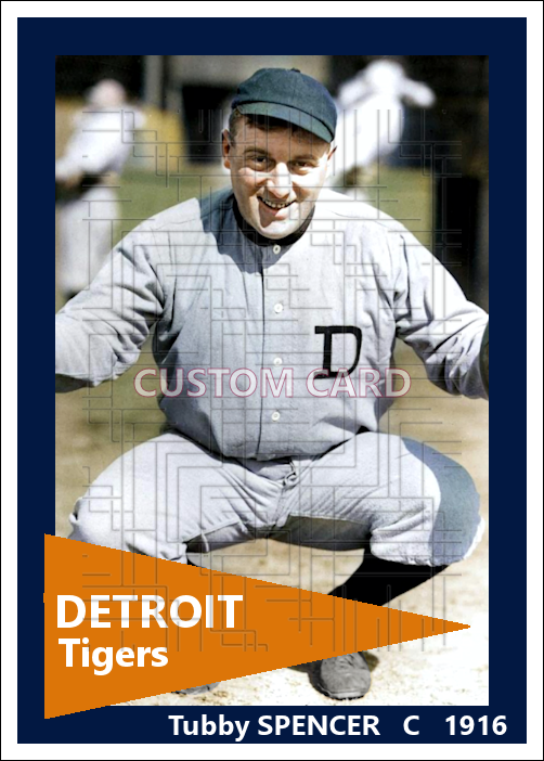 Tubby Spencer - 1916 Detroit Tigers - choose a size & style