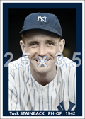 Tuck Stainback - 1942 New York Yankees - choose a size & style