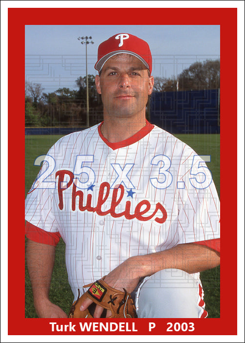 Turk Wendell - 2003 Philadelphia Phillies - choose a size & style