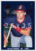 Turner Ward - 1990 Cleveland Indians - choose a size & style