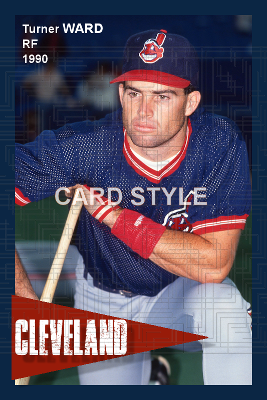 Turner Ward - 1990 Cleveland Indians - choose a size & style