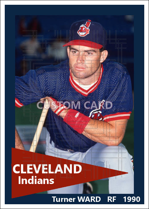 Turner Ward - 1990 Cleveland Indians - choose a size & style