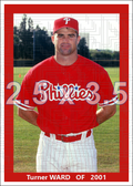 Turner Ward - 2001 Philadelphia Phillies - choose a size & style