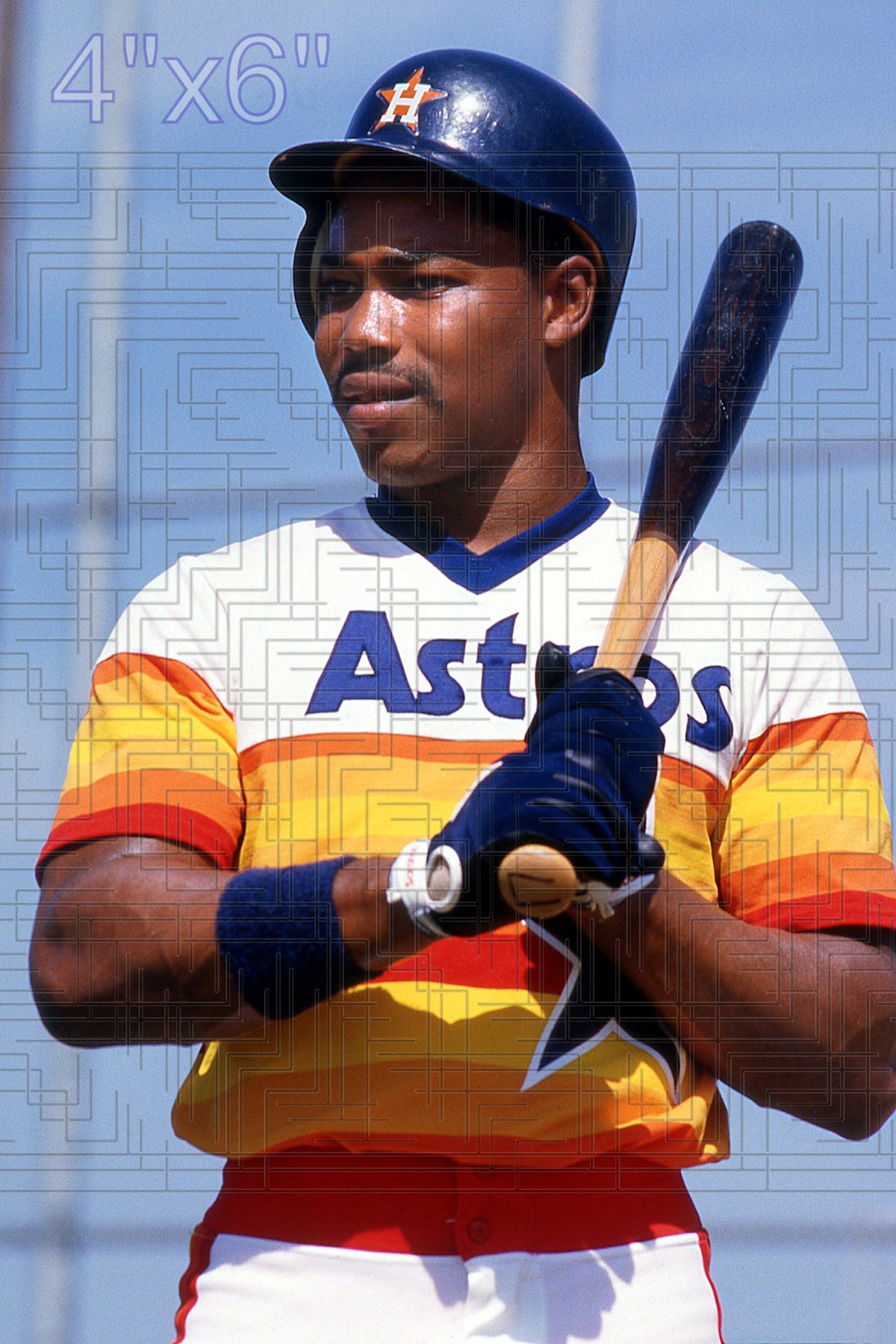 Ty Gainey - 1985 Houston Astros - choose a size & style