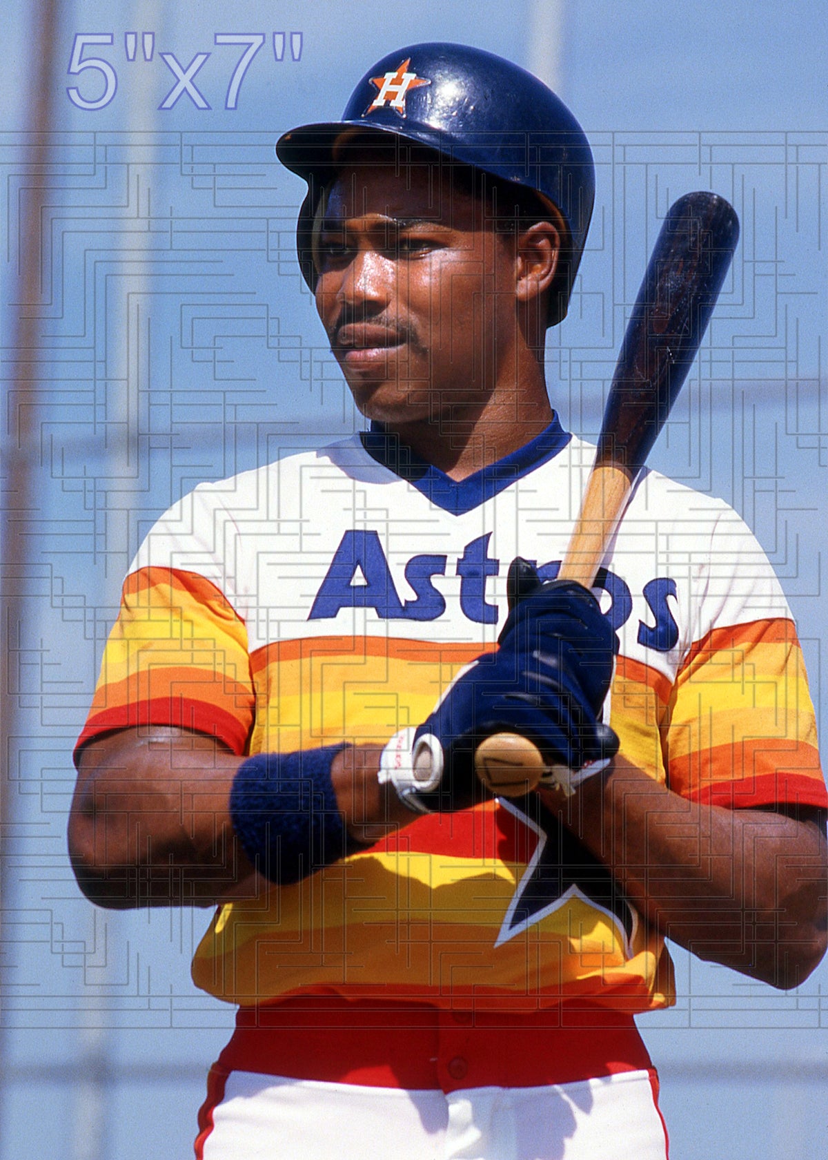 Ty Gainey - 1985 Houston Astros - choose a size & style