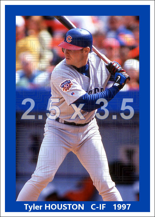 Tyler Houston - 1997 Chicago Cubs - choose a size & style