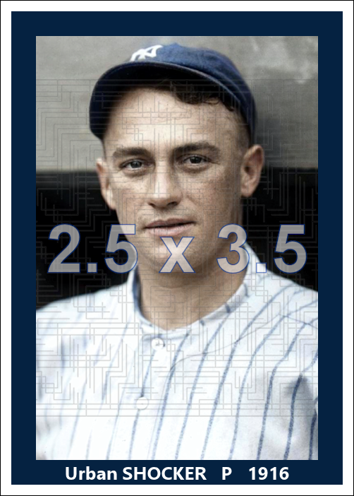 Urban Shocker - 1916 New York Yankees - choose a size & style