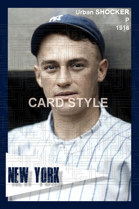 Urban Shocker - 1916 New York Yankees - choose a size & style